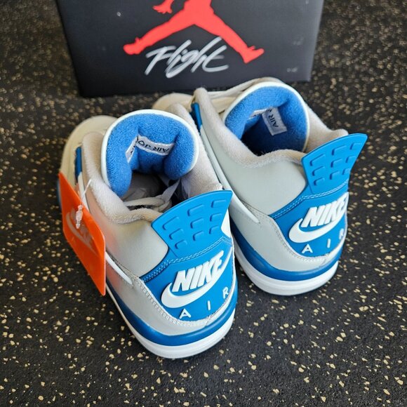 Air Jordan 4 Retro Military Industrial Blue FV5029-141 Men's Size 11.5 - Picture 4 of 8